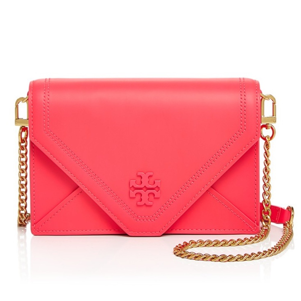 Rare Tory Burch Neon Pink Crossbody Bag
